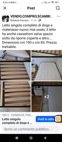 Letto singolo completo - letto,