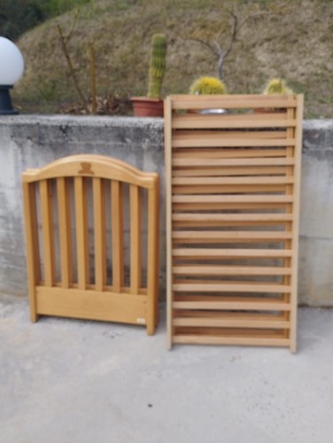 Letto singolo legno - letto,