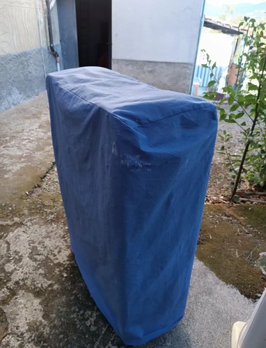 Letto pieghevole singolo blu
