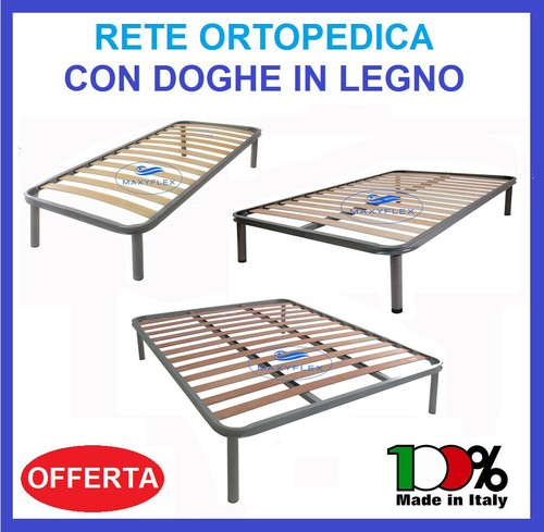 Rete letto ortopedica doghe - ortopedica, in