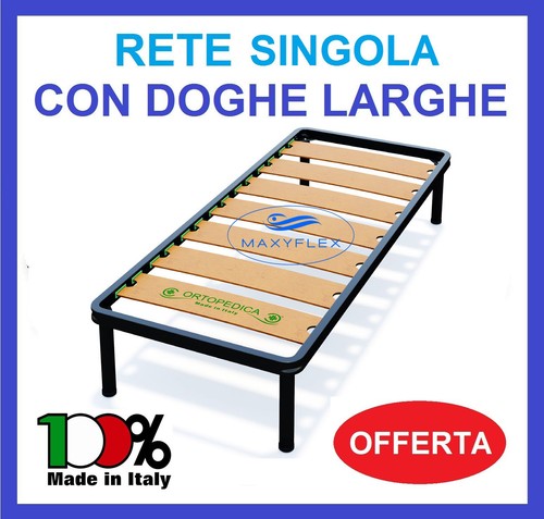 Rete letto ortopedica doghe - rete, in