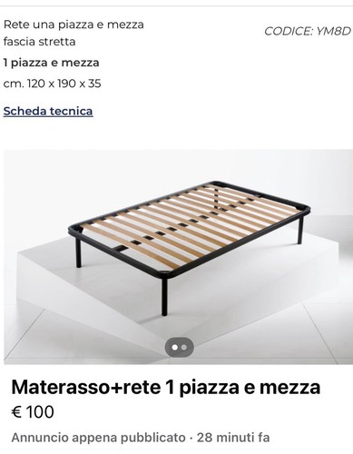 Materasso rete con doghe - con,