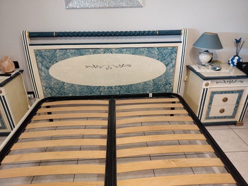 Letto matrimoniale con - rete, a