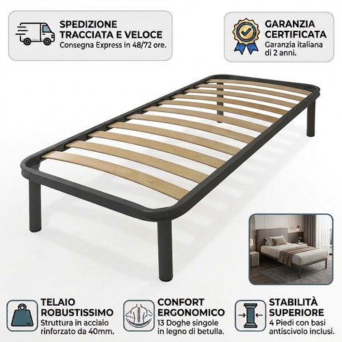 Rete letto ortopedica doghe - letto,